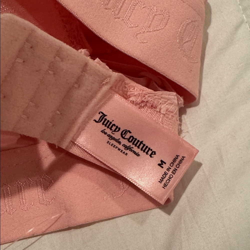 Juicy Couture Soft Pink Triangle Bralette size M - Picture 4 of 4